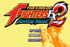The King of Fighters EX2 - Howling Blood Title Screen